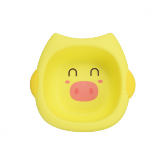 Детская ванночка для купания Свинка Little Bean SV01 37х37 см Желтый