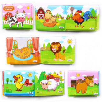 Игрушка книжка для купания Bambi A531-2-3 Коровка