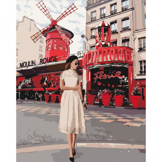 Картина за номерами Идейка Moulin Rouge 40 * 50см KHO4657