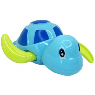 Заводна іграшка для купання Mega Zayka MGZ-0919 Черепашка 13х11,5х7 см Blue (77307)