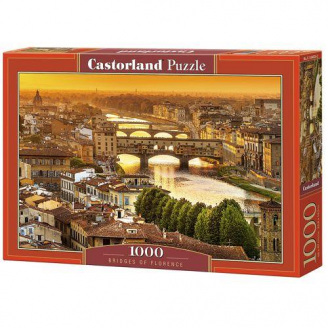 Пазли Castorland Мости Флоренції 1000 елементів 68х47 см Різнокольоровий C-104826