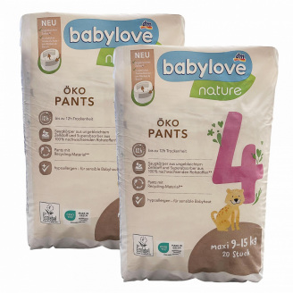 Підгузки-трусики Babylove Nature 4 9-15 кг 40 шт