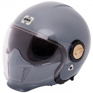 Мотошлем QKE M-8513 L 58-61 Серый