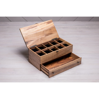 Скринька для зберігання наручних годинників ecoWalnut 14.9х34.2х18 см