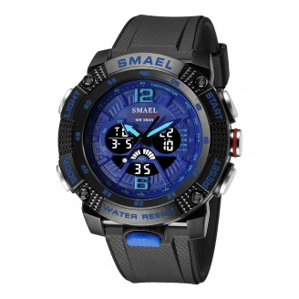 Годинник наручний Smael 8058 Black (16679-hbr)