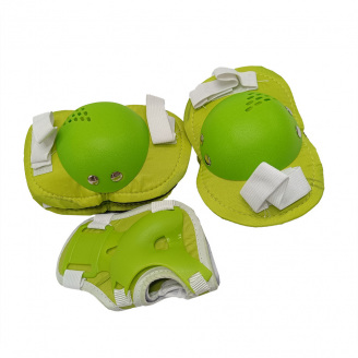 Комплект захисний дитячий Bambi MS 0032-2(Green) М наколінники, налокітники, зап'ястя