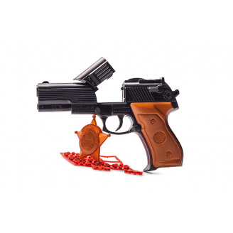 Игрушечный пистолет на пистонах Shahab Golden Gun 282GG