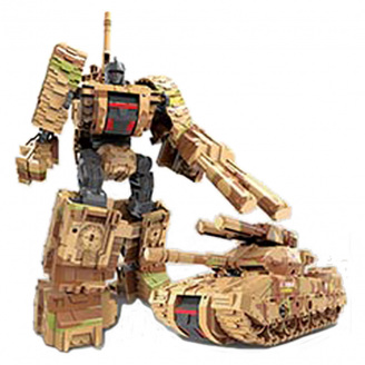 Трансформер Военная техника A-Toys 339-85 15 см Танк Песочный