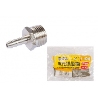 Перехідник з НР 1/2 на ялинку 8 мм MASTERTOOL GM (81-9297)
