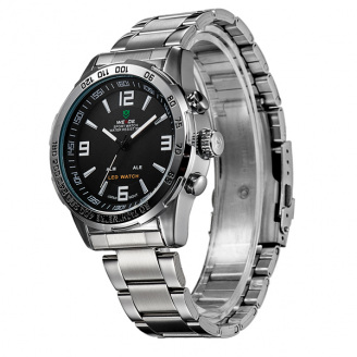 Наручний годинник чоловічий Weide Standart Silver Сріблястий (991)