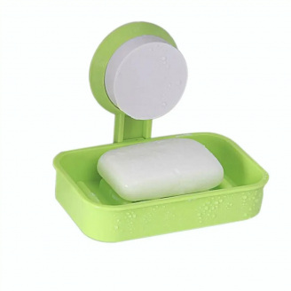 Мыльница на присоске Bathlux Soap Box Multifunctional Green (11026-hbr)