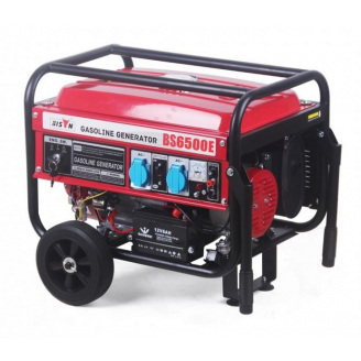 Бензиновий генератор Bison BS6500E 230 В 5 кВт (2104618572)