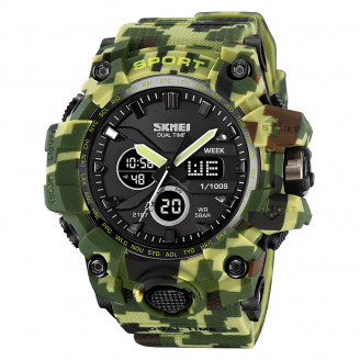 Годинник наручний тактичний Skmei 2197 Army Green 2197AG (17178-hbr)