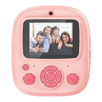 Дитяча фотокамера XO XJ04 800mAh MP3 Pink (36679_3608889)