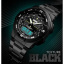 Чоловічий наручний годинник Skmei 1370 Black 1370BKBK (17130-hbr) Лубни