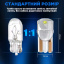 Комплект світлодіодних ламп Napo PRO T10-F2 W5W T10 4 шт Білий (2459942976) Фастів