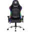 Геймерське крісло Defender Ultimate поліуританове з RGB підсвічуванням Чорний Киев