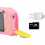 Дитячий цифровий фотоапарат RIAS X-500B "Ведмедик" Pink/Orange (3_01243) Покровськ