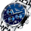 Годинник чоловічий Guanquin Liberty Silver Фастов