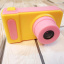 Дитячий цифровий фотоапарат протиударний Smart Kids Camera V7 Жовтий/Рожевий+Карта 16Гб Чортків
