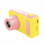Дитячий цифровий фотоапарат протиударний Smart Kids Camera V7 Жовтий/Рожевий+Карта 16Гб Чортків