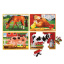 Дерев'яний пазл 4 в 1 Melissa&Doug "Тварини на фермі" 12х4 елементів 15х20 см MD13793 Косів