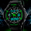 Наручний годинник чоловічий Skmei S-Shock Green 0931 Чорний (1530) Івано-Франківськ