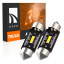 Комплект світлодіодних ламп для вантажівок Napo Truck SJ-7020-1SMD 24V 36mm C5W C10W 2 шт Білий (2530976536) Одесса