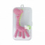 Силіконовий прорізувач Жираф Mega Zayka MGZ-0416 (Pink) в футлярі Дніпрорудне