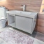 Пластикова підвісна тумба The MIX Адоніс з покриттям HPL 3103 gloss 100х60х45 см Ворожба