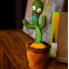 Танцюючий та співаючий кактус OPT-TOP Dancing Cactus на 120 пісень з підсвічуванням Зелений (1756374515) Вінниця