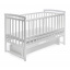 Ліжечко дерев'яне без шухляди Наталка Трансформер 120 х 60 см White (149618) Славута