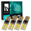 Комплект світлодіодних ламп Napo T10-3014-24smd W5W T10 4 шт Білий (2518521654) Ровно