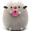 Комплект М'яка іграшка кіт з пончиком VOLRO Pusheen cat та Антистрес іграшка Mokuru (vol-727) Ізюм