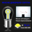 Комплект світлодіодних ламп Napo LED 1156-3030-18smd P21W 1156 BA15S 2 шт Червоний (2541036413) Михайловка