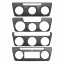 Перехідна рамка Lesko Skoda Octavia 2004-2014 р F-6502 Black (6529-22642) Васильков