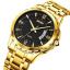 Годинники наручні чоловічі Skmei 9069 Gold - Black 9069GDBK (12395-hbr) Весёлое