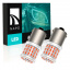 Комплект світлодіодних ламп Napo LED 1156-3014-57smd-ceram P21W 1156 BA15S 2 шт Червоний (2473198338) Киев