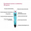 3D Ручка Smart Pro 3D Pen з РК-дисплеєм Набір Еко пластика 109м Трафарети Блакитний Киев