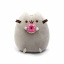 М'яка іграшка Pusheen cat з пончиком Сірий та тримач для мобільного (vol-1047) Київ