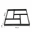 Форма для виготовлення тротуарної плитки Lesko P40X40 40х40 см Black 13520-85827 Костопіль