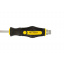 Викрутка ударна шліцева магнітна MASTERTOOL GM EXTERNAL HEX SL6х100 мм ручка з покриттям TPR (49-6610) Петрово