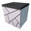 Тумба пластикова підвісна The MIX Chaos black 70х50х45 см Вишневое