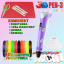 3D ручка c LCD дисплеем 3DPen Hot Draw 3 Violet+Досточка+Ножницы+Комплект эко пластика для рисования 109 метров Черкассы