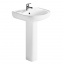Комплект раковина та ніжка RAK Ceramics Cynthia Wash Basin 800x570x450 мм Білий (2305833521) Мукачево