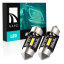 Комплект світлодіодних ламп Napo LED SJ-7020-1SMD-CANBUS 31mm C5W C10W 2 шт Білий (2530537818) Киев