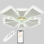 Стельова LED люстра Sunlight 5891/4+4 Білий Калуш