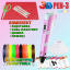 3D ручка c LCD дисплеем 3DPen Hot Draw 3 Pink+Досточка+Ножницы+Комплект эко пластика для рисования 249 метров Львів