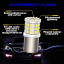 Комплект світлодіодних ламп Napo LED 1157-3014-57smd-ceram P21/5W 1157 BAU15S 2 шт Білий (2473239737) Днепр
