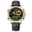 Часы мужские наручные Naviforce Pride NF9208 Gold-Black-Black NF9208 G/B/B (15228-hbr) Городок